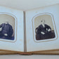 19th century AMERICAN PHOTO ALBUM w/ WASHINGTON PORTRAIT CLASPS antique RARE