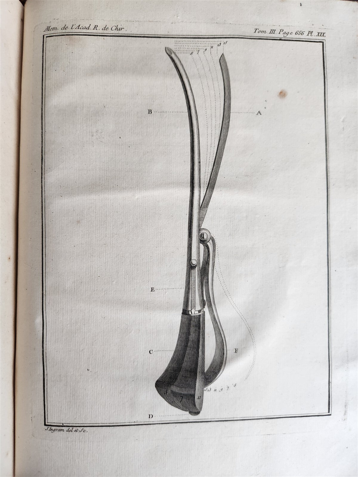 1753 SURGERY ANATOMY ILLUSTRATED antique Memoires l'Academie Royale de Chirurgie