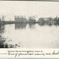 OREGON PA MILL DAM AND FARM BUILDINGS ANTIQUE POSTCARD