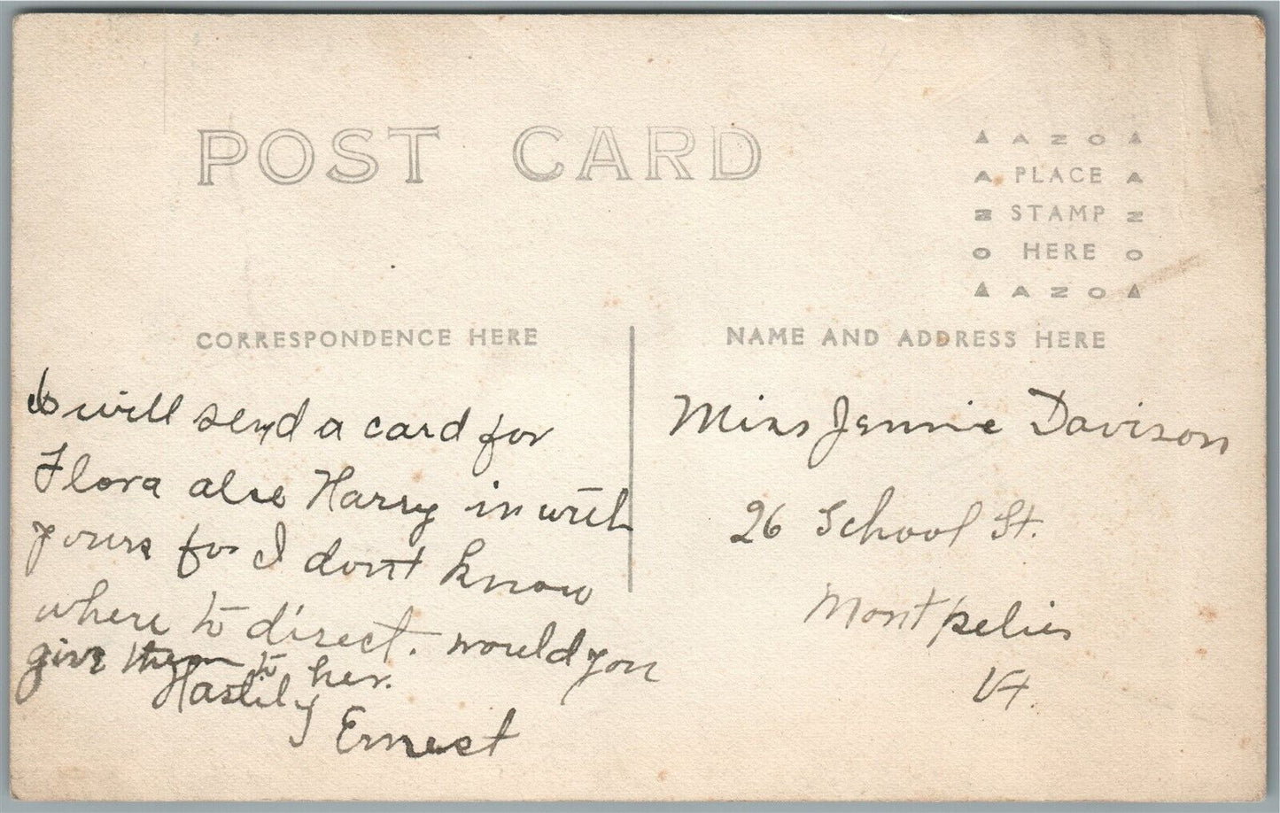 HUNTER w/ DEER AND RIFLE ANTIQUE REAL PHOTO POSTCARD RPPC