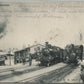 RORSCHACH GERMAN RAILWAY STATION RAILROAD DEPOT ANTIQUE POSTCARD