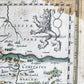 1640 BOHEMIA CZECHIA MAP by WILLEM BLAEU antique AUTHENTIC hand colored