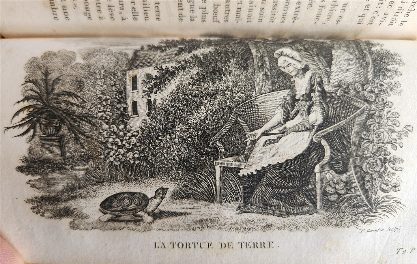 1818 HISTORY of ANIMALS ILLUSTRATED w/ 65 PLATES antique 6 VOLUMES