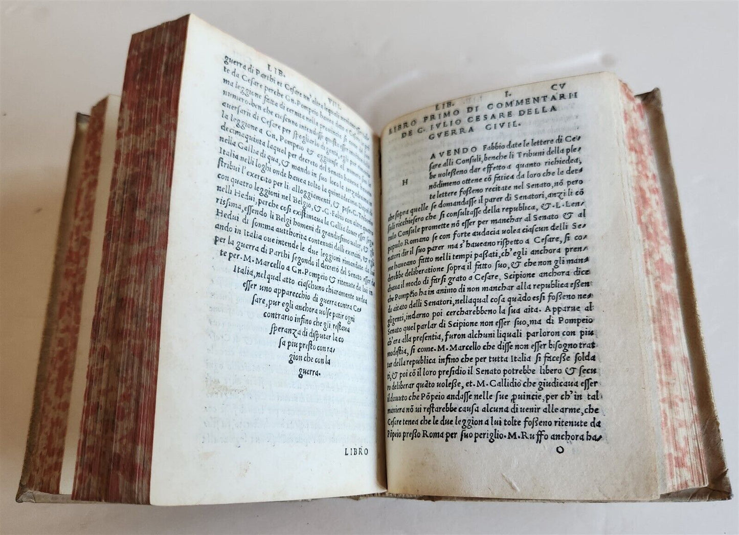 1523 POST-INCUNABULA HISTORY of TROGI POMPEI & JULIUS CAESAR antique VELLUM