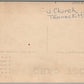 TEANECK NJ CHURCH ANTIQUE REAL PHOTO POSTCARD RPPC