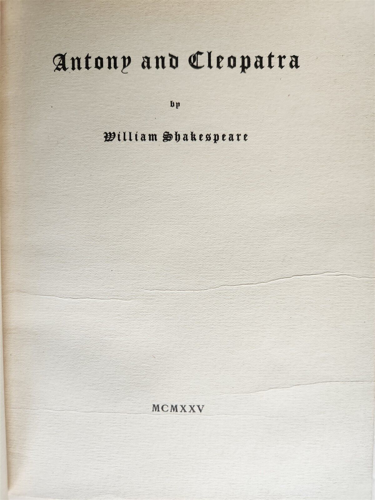1925 ANTHONY & CLEOPATRA by WILLIAM SHAKESPEARE antique ILLUSTRATED