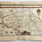 1640 MAP of FRANCE PAIS DE POICTOV WILLEM BLAEU antique AUTHENTIC hand colored