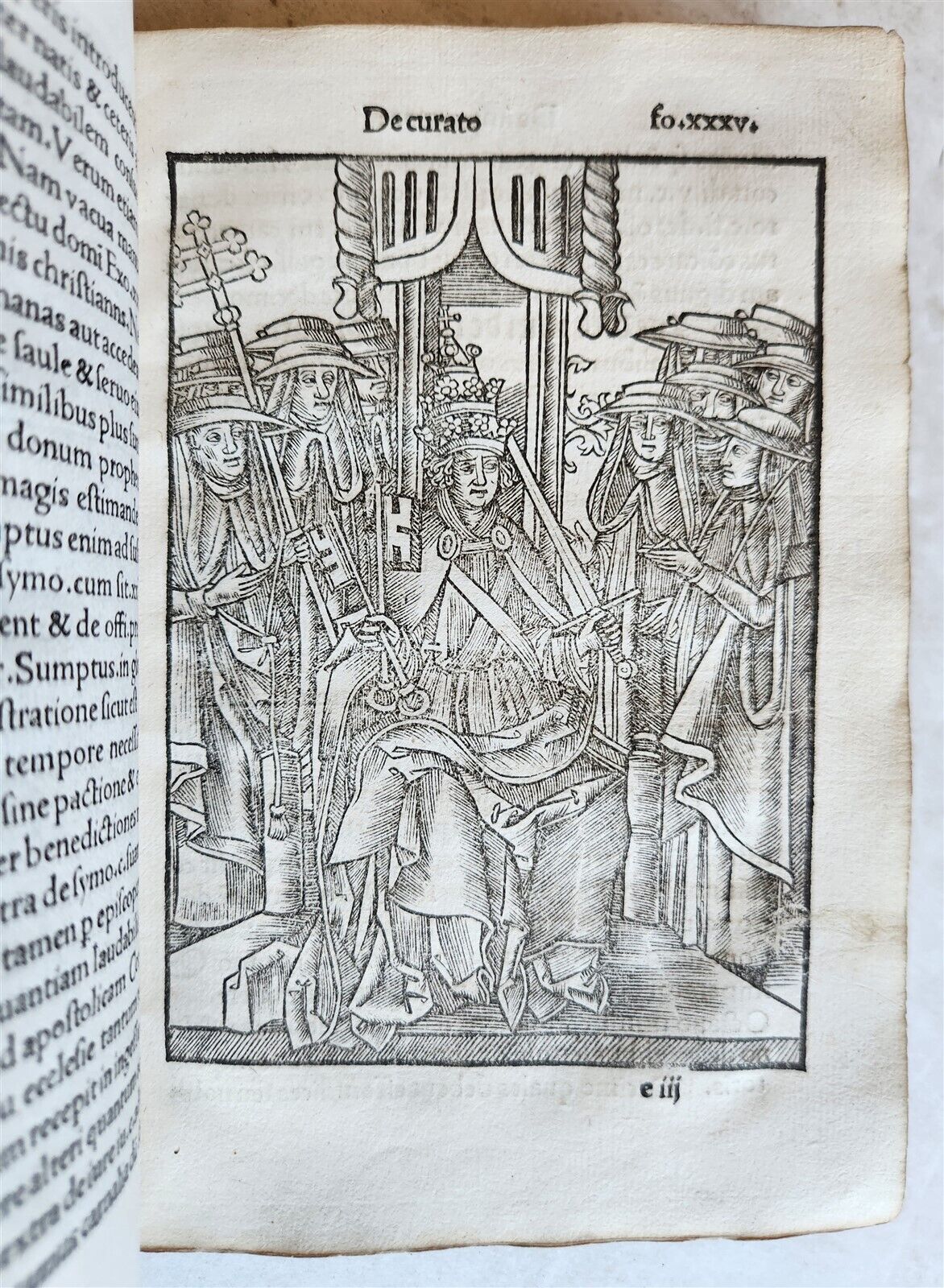 1509 POST-INCUNABULA ILLUSTRATED antique Quadruvium Ecclesie Quattuor by J.HUG