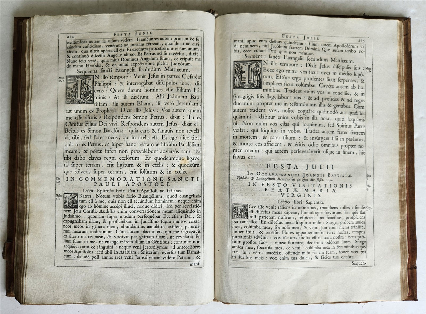 1781 PLANTIN Epistolae et Euangelia MISSAL antique LARGE FOLIO