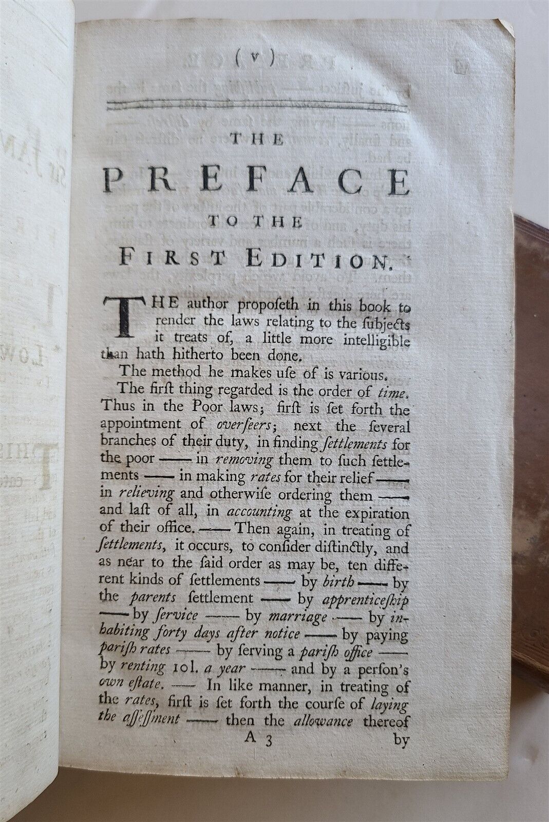 1757 LAW BOOKS JUSTICE of the PEACE & PARISH OFFICER 3 VOLUMES antique ENGLISH