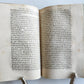 1610 BIBLE COMMENTARY by PETRUS AUREOLI antique BLIND STAMPED PIGSKIN w/ CLASPS