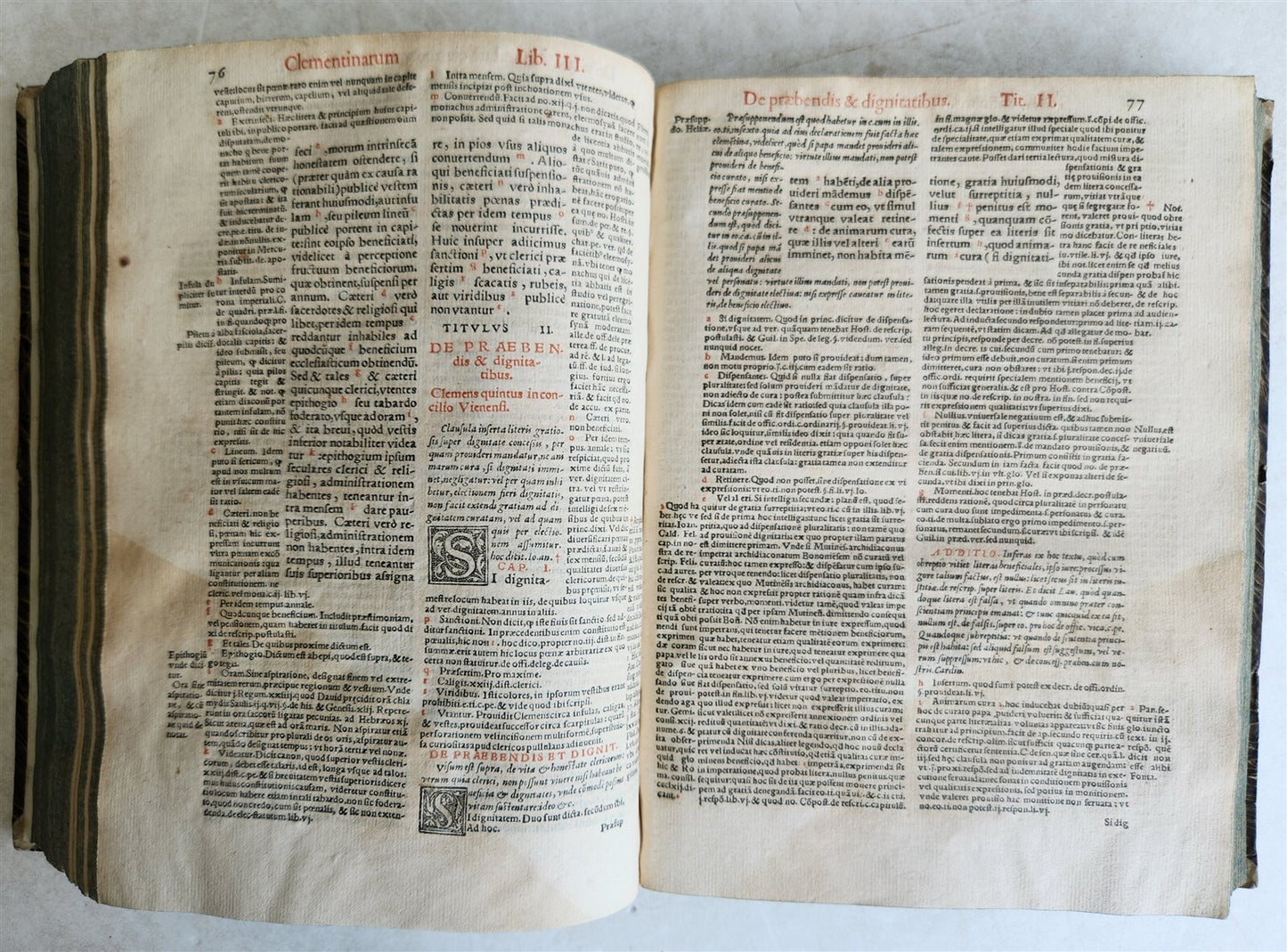 1559 LAW BOOK in LATIN Sextus liber decretalium antique 16th CENTURY