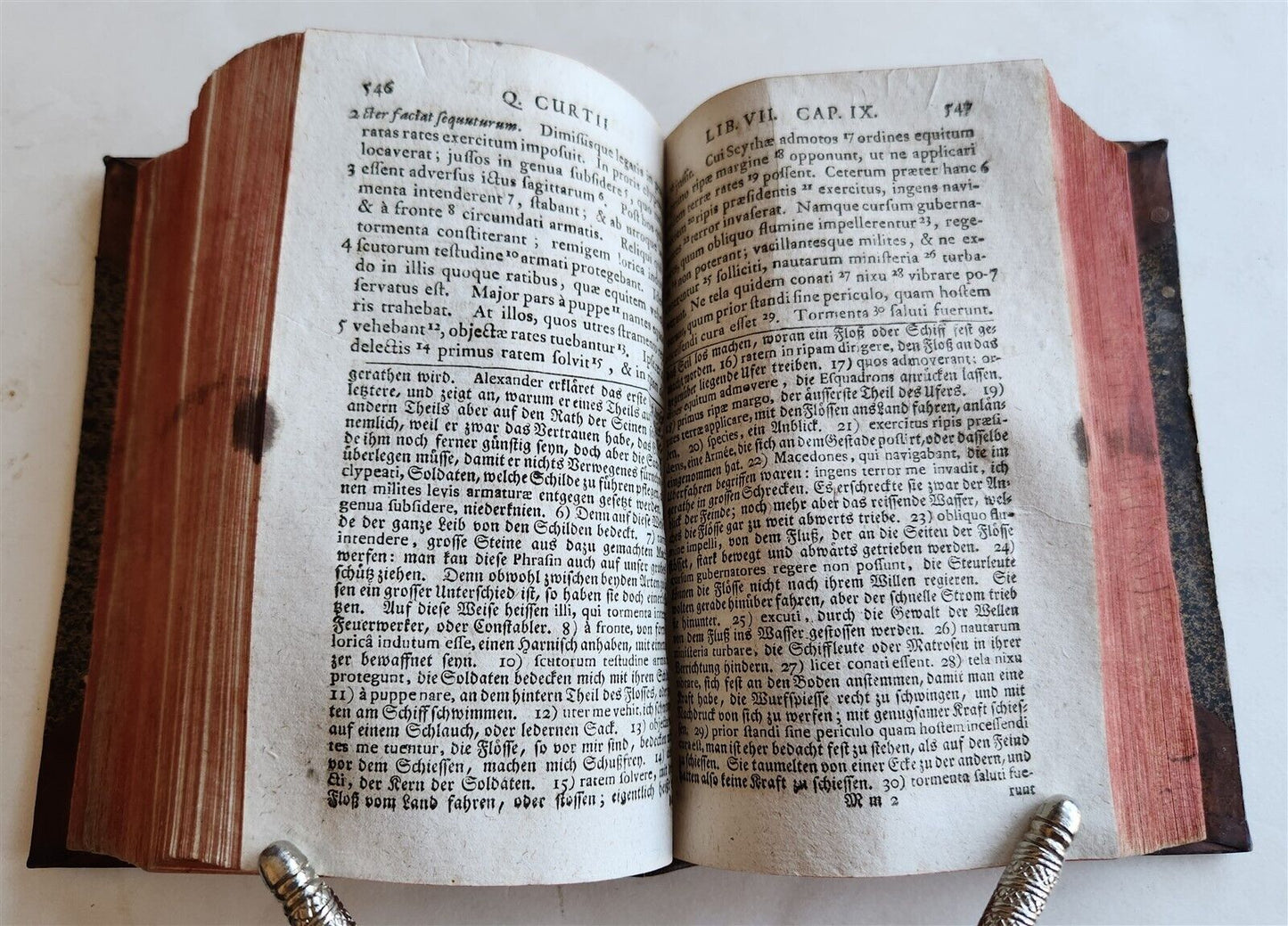 1757 LIFE of ALEXANDER THE GREAT by Curtius Rufus antique ILLUSTRATED w/ MAP