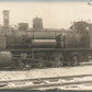 TRAIN ENGINE LOCOMOTIVE RAILWAY railroad ANTIQUE REAL PHOTO POSTCARD RPPC