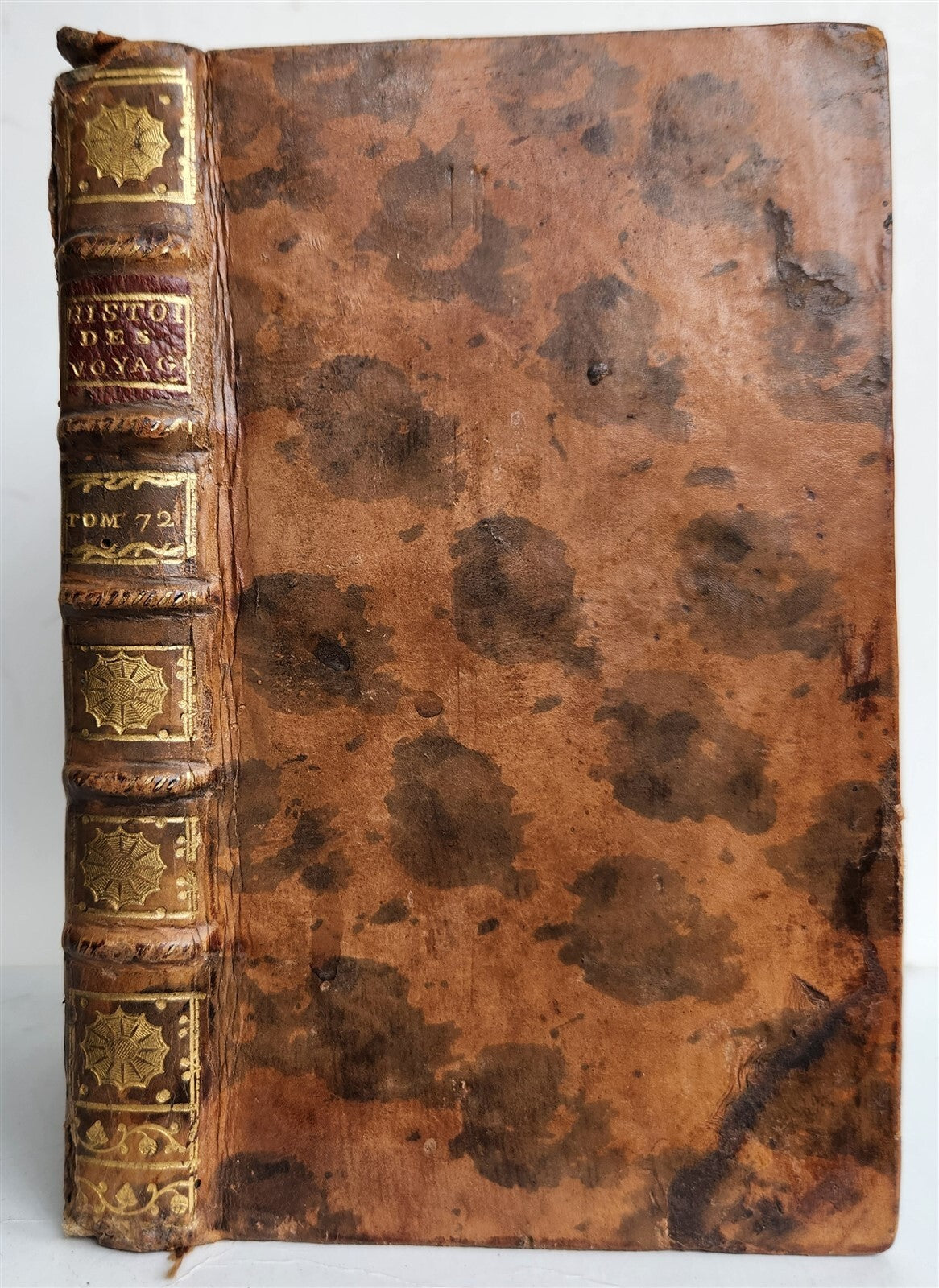 1768 HISTOIRE des VOYAGES illustrated TRAVELS to SIBERIA, RUSSIA vol. 72 antique