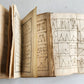1824 EUCLID GEOMETRY antique ILLUSTRATED vellum binding