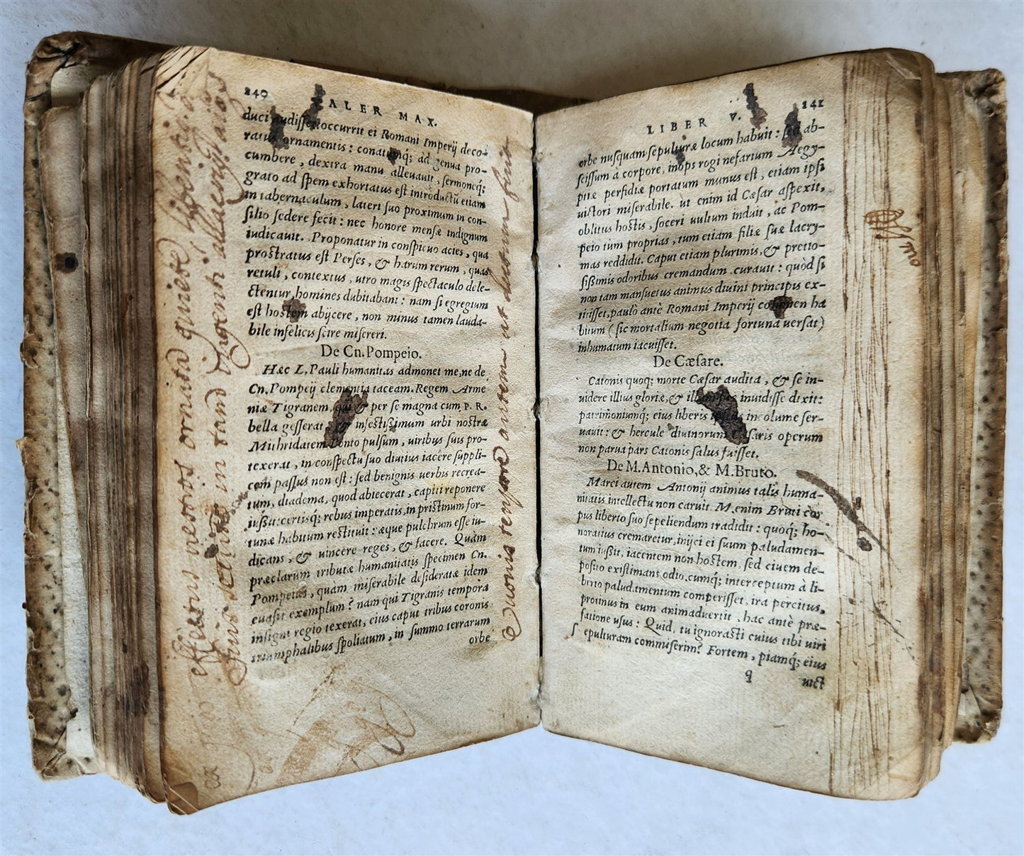 1547 Valerii Maximi dictorum factorumq memorabilium exempla antique 16th CENTURY