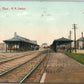 BEVERLY MA RAILROAD STATION RAILWAY DEPOT ANTIQUE POSTCARD