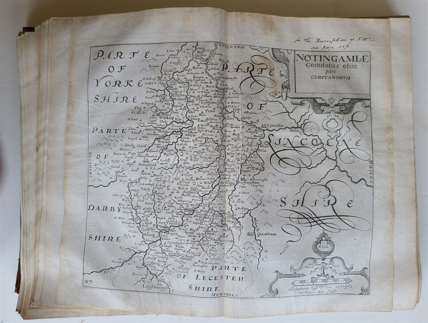 1637 BRITAIN DESCRIPTION of England Scotland Ireland antique ILLUSTRATED 48 MAPS