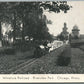 CHICAGO IL MINIATURE RAILROAD ANTIQUE POSTCARD