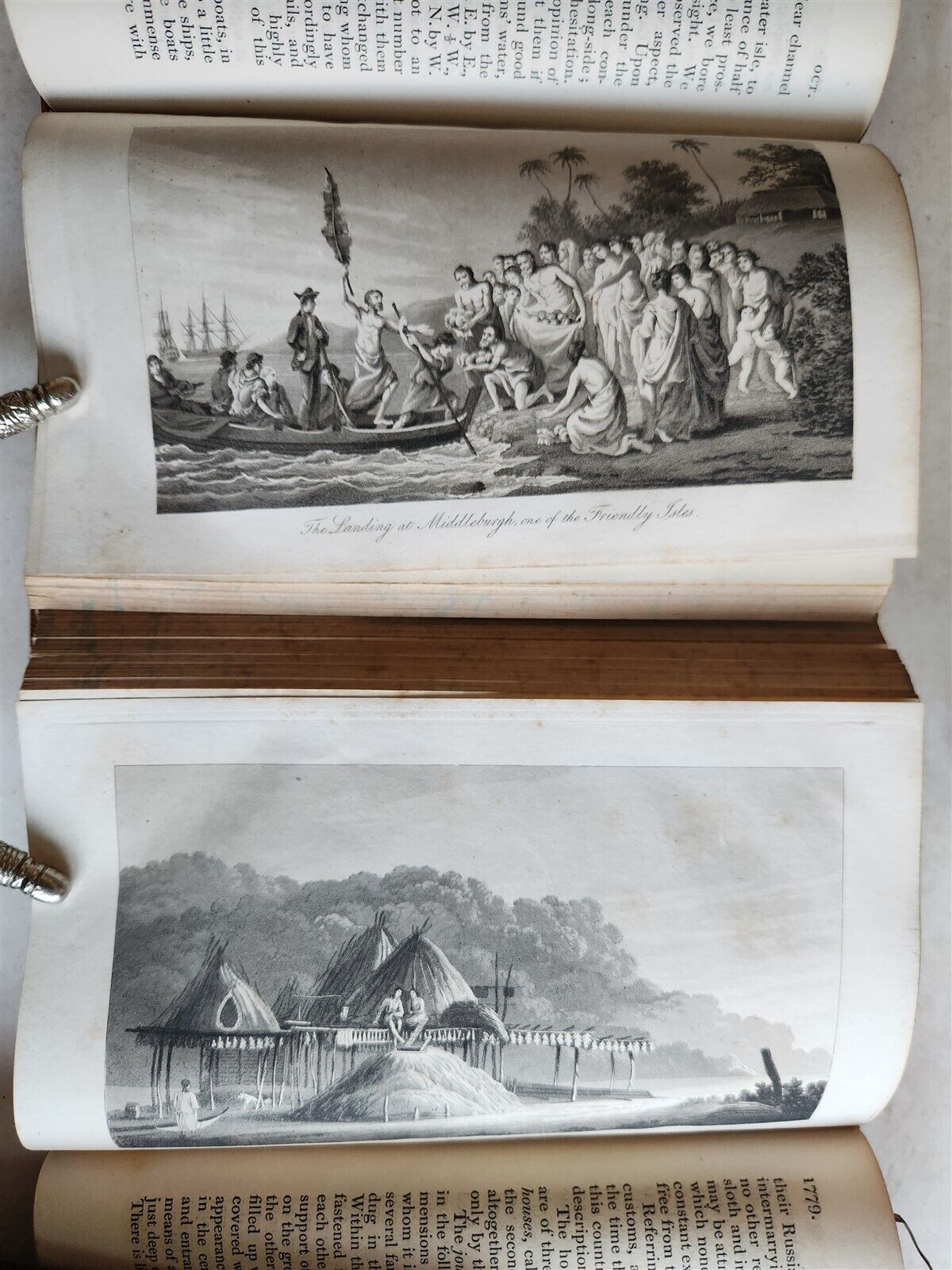 1821 3 VOYAGES of CAPTAIN COOK 7 vols ILLUSTRATED antique in ENGLISH