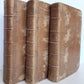 1757 LAW BOOKS JUSTICE of the PEACE & PARISH OFFICER 3 VOLUMES antique ENGLISH