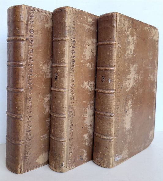 1757 LAW BOOKS JUSTICE of the PEACE & PARISH OFFICER 3 VOLUMES antique ENGLISH