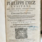1588 SERMONS of PORTUGUESE THEOLOGIAN F. DIAZ 2 VOLUMES antique PIGSKIN BINDING