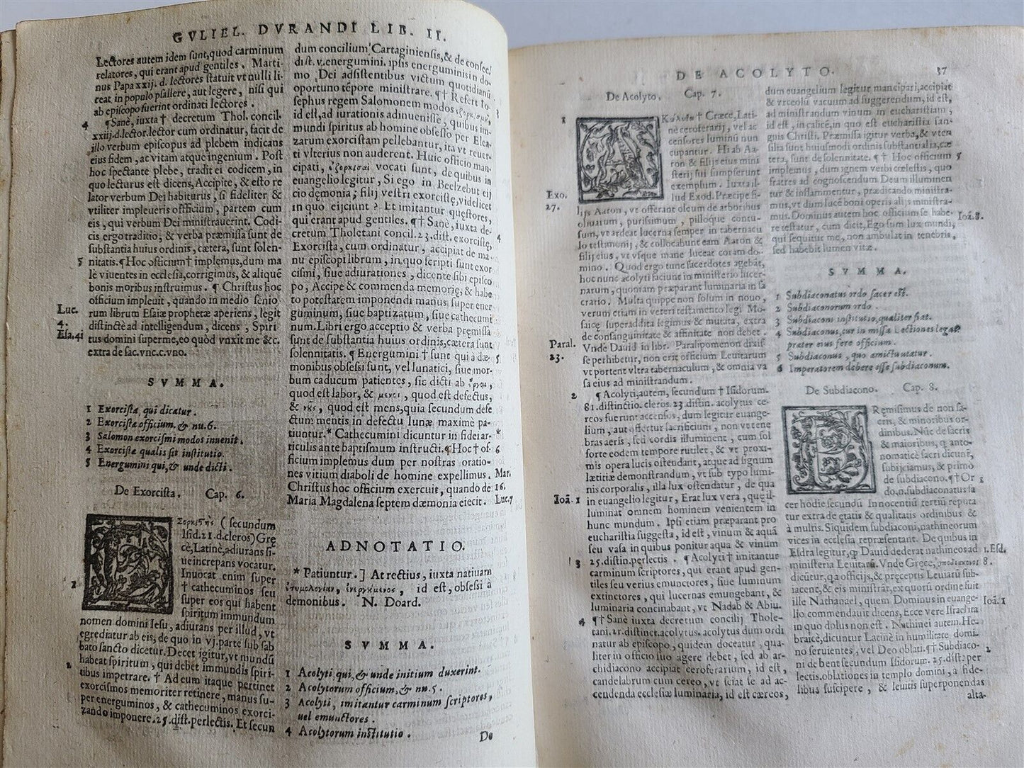 1572 RATIONALE DIVINORUM OFFICIORUM antique Roman Rite laws ceremonies customs