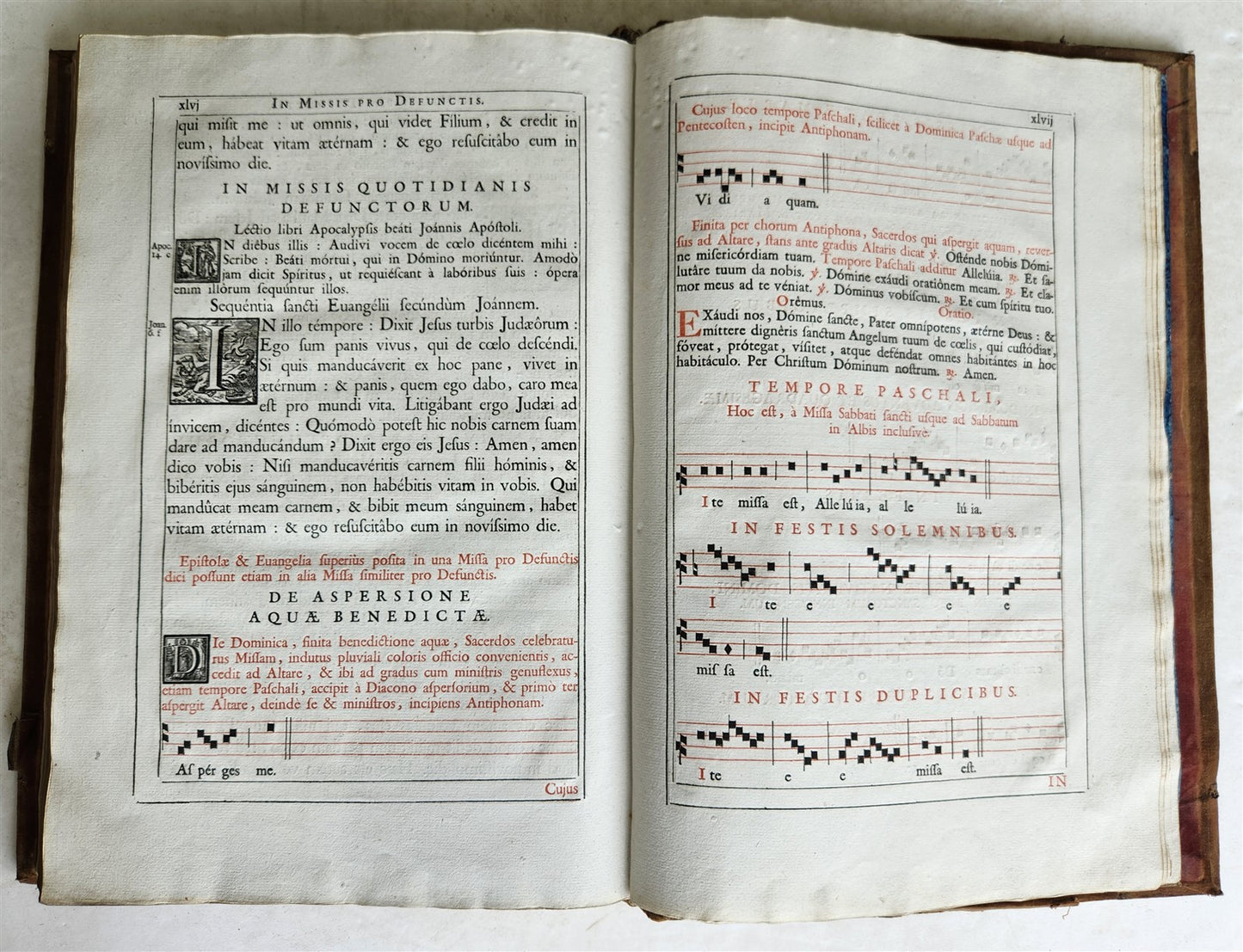 1781 PLANTIN Epistolae et Euangelia MISSAL antique LARGE FOLIO