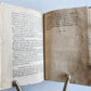 1610 BIBLE COMMENTARY by PETRUS AUREOLI antique BLIND STAMPED PIGSKIN w/ CLASPS