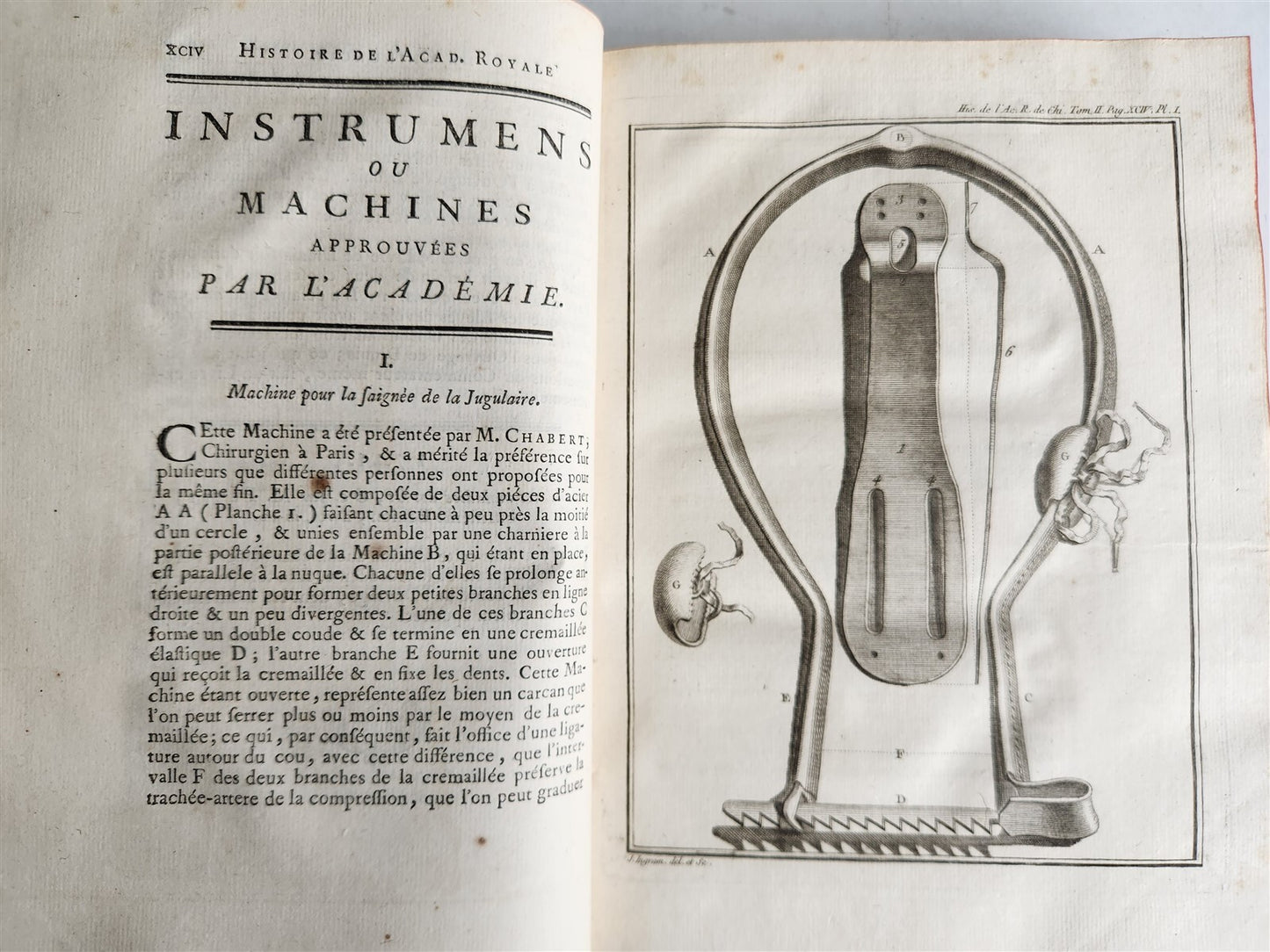 1757 SURGERY ANATOMY ILLUSTRATED antique Memoires l'Academie Royale de Chirurgie