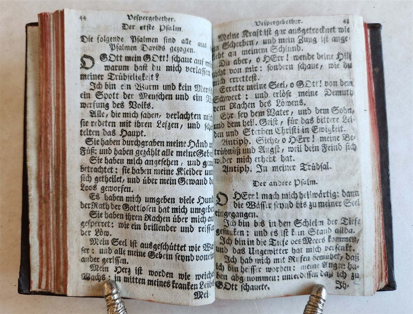 1795 HEILSAME MYRRHENGARTEN antique in GERMAN