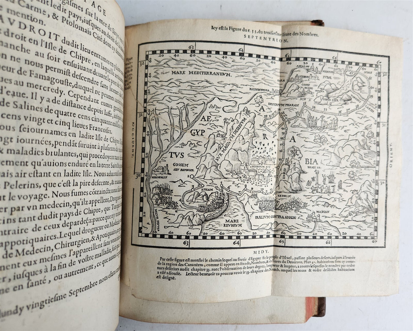 1573 VOYAGE to JERUSALEM & HOLY LAND PLACES antique FULLY ILLUSTRATED w/ MAPS
