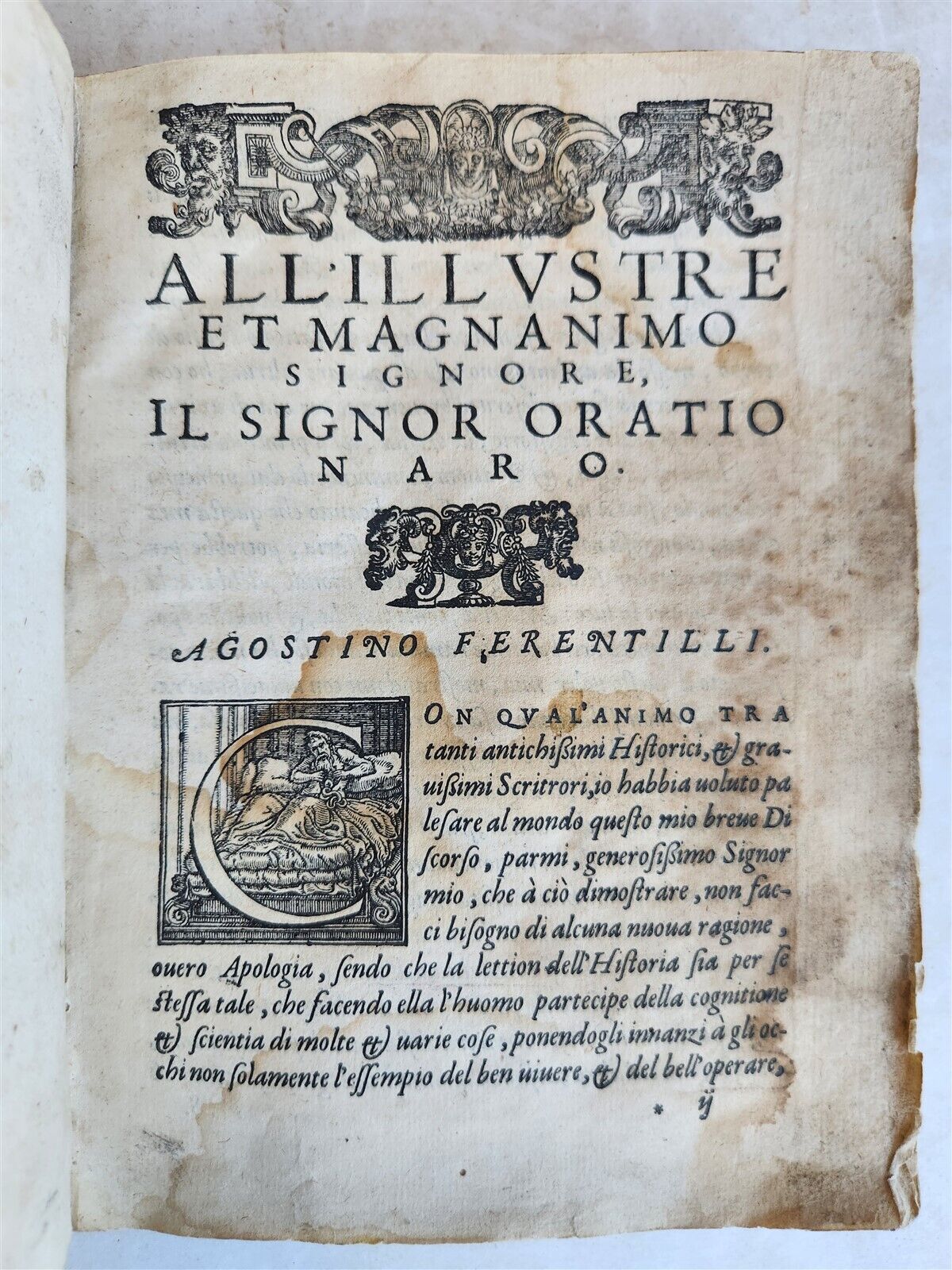 1574 ILLUSTRATED HISTORY of EMPIRES KINGDOMS & NATIONS antique VELLUM in Italian