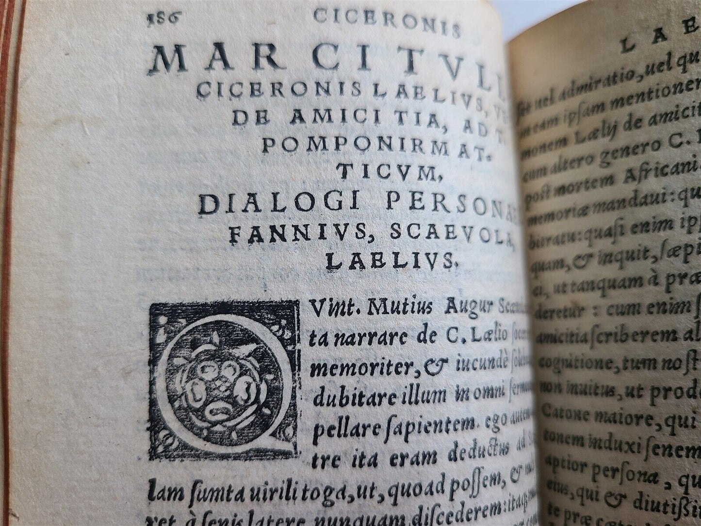 1558 CICERO libri tres de officiis antique w/ VITA et DOCTRINA JESU CHRISTI