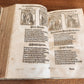 1661-1664 MARTIN LUTHER WORKS 7 FOLIO VOLS antique VELLUM in GERMAN ILLUSTRATED