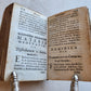 1633 AWESOME VELLUM BINDING antique PRAXIS MEDITANDI MYSTERIA Size 2.5 by 4"