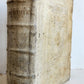 1713 CORPORIS JURIS CIVILIS antique BLIND-STAMPED PIGSKIN BINDING law book