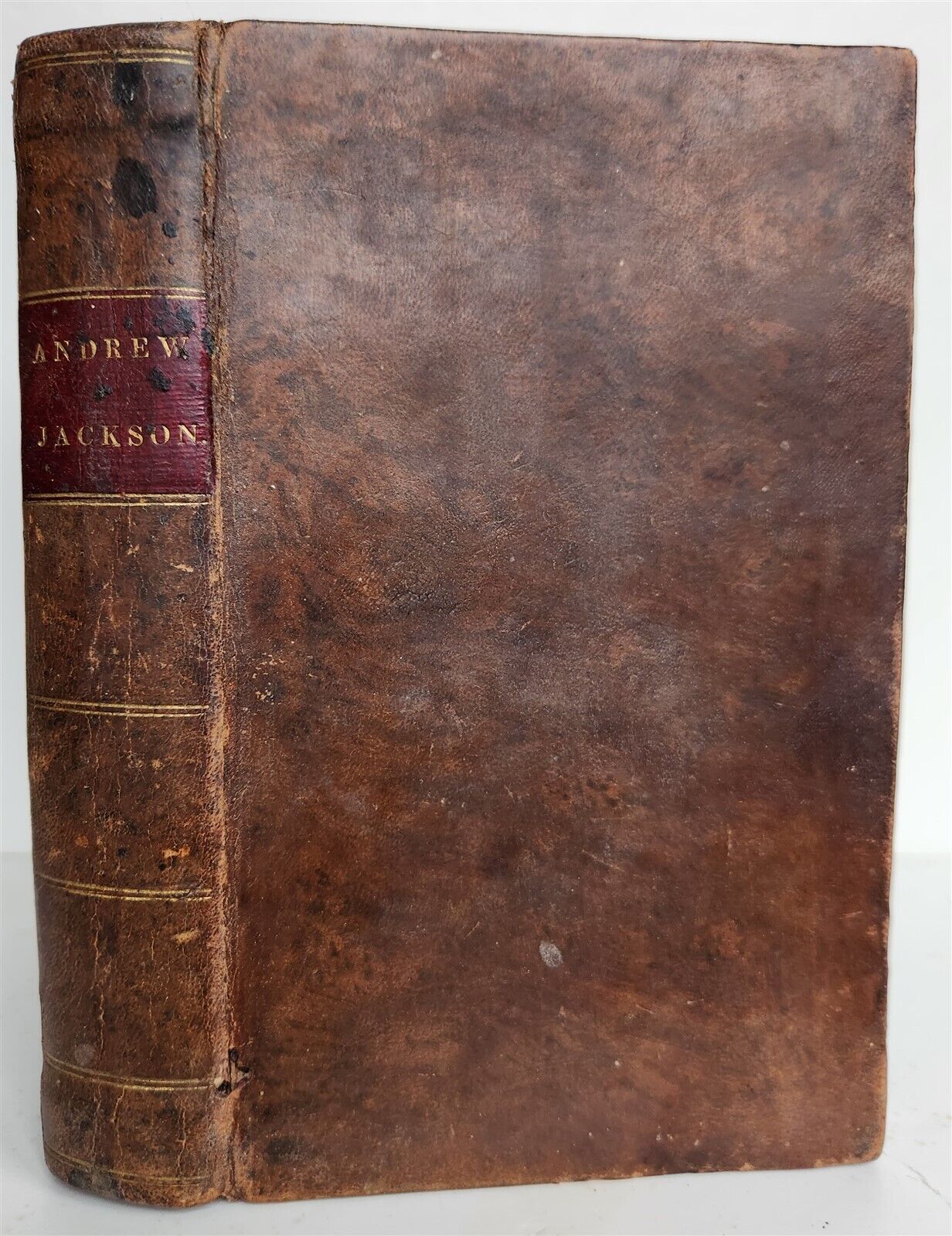 1832 BIOGRAPHY of ANDREW JACKSON PRESIDENT of UNITED STATES antique AMERICANA