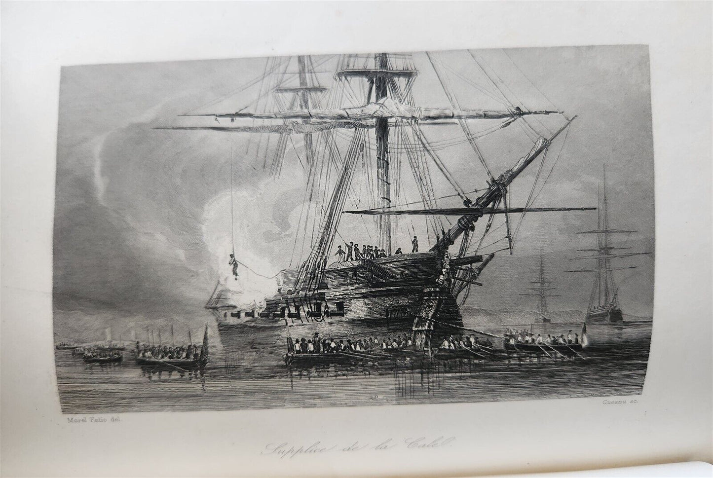 1844 MARINES HISTORY ILLUSTRATED antique LA MARINE King of Hanover PROVENANCE