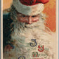 CHRISTMAS SANTA ANTIQUE POSTCARD by JOHN WINSCH 1912