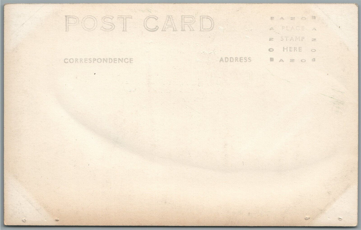 ROSELLE NJ ST.PAUL'S METHODIST CHURCH INTERIOR VINTAGE REAL PHOTO POSTCARD RPPC