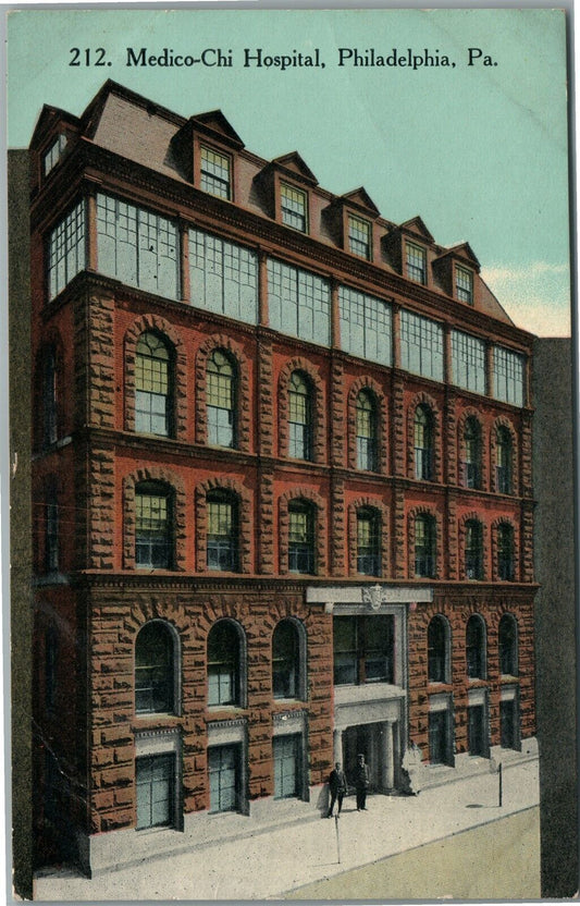 PHILADELPHIA PA MEDICO-CHI HOSPITAL ANTIQUE POSTCARD