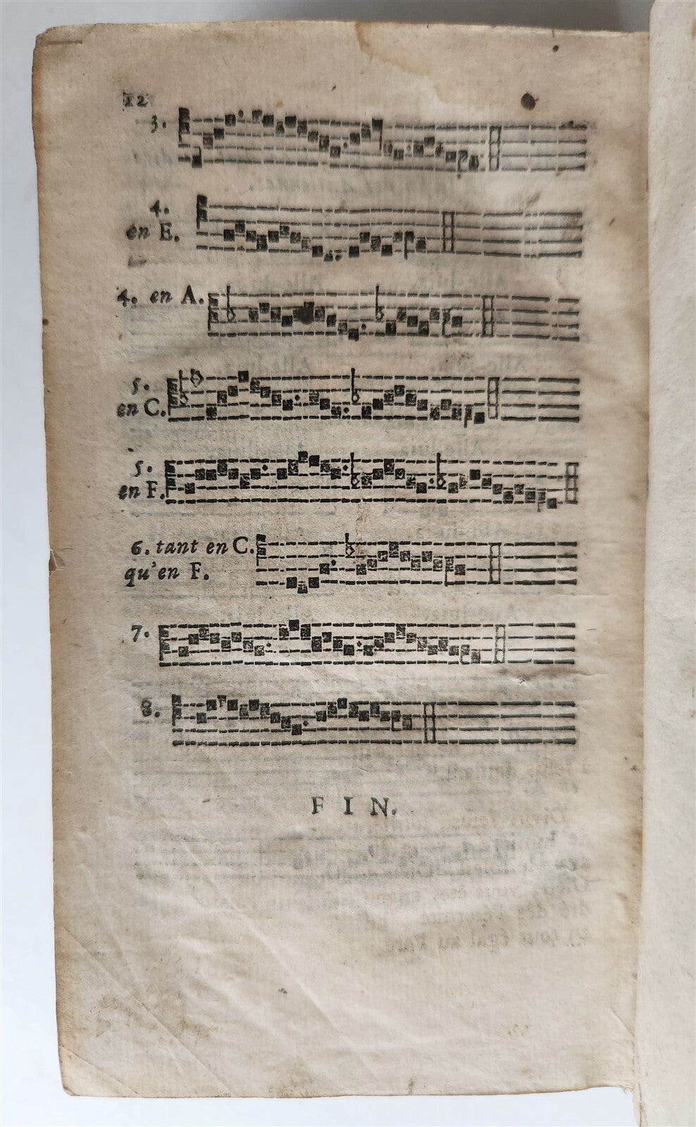 1753 BREVIARY in FRENCH & LATIN antique DECORATIVE MOROCCO BINDING