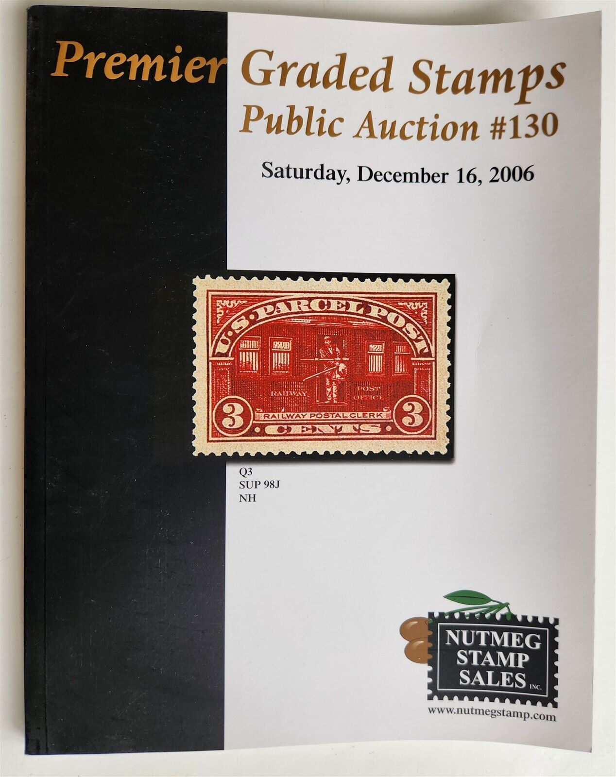 PHILATELIC STAMPS NUTMEG AUCTION CATALOG # 130 2006