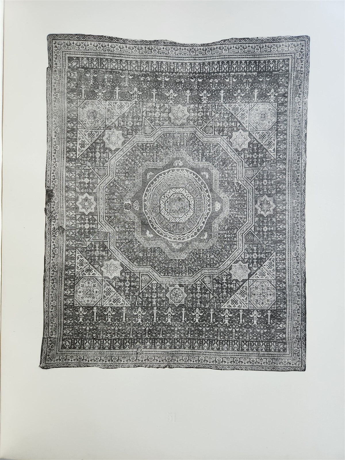 1926 OLD ORIENTAL CARPETS antique ILLUSTRATED FOLIO Austrian Art Industry Museum