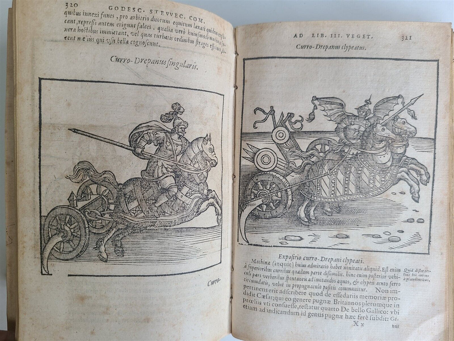 1592 MILITARY HISTORY FULLY ILLUSTRATED antique PLANTIN De re militari libri IV