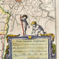 1640 MAP of Brabant Bruxelles BELGIUM by WILLEM BLAEU antique AUTHENTIC