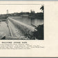 HOLYOKE MA STONE DAM ANTIQUE POSTCARD